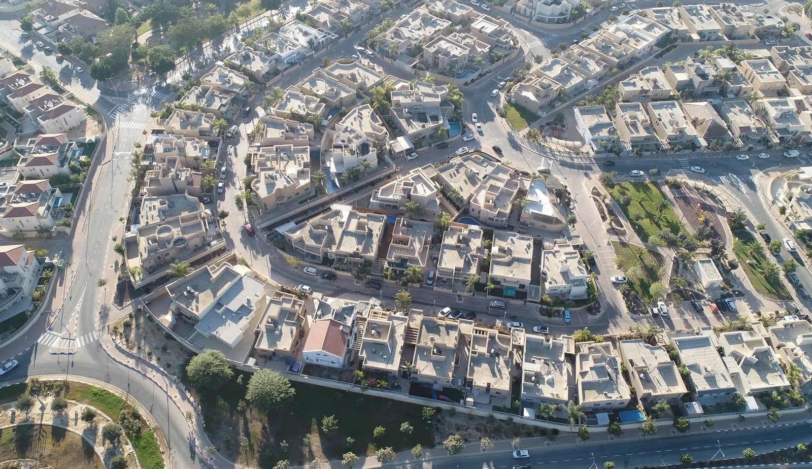 A drone view of Dimona.