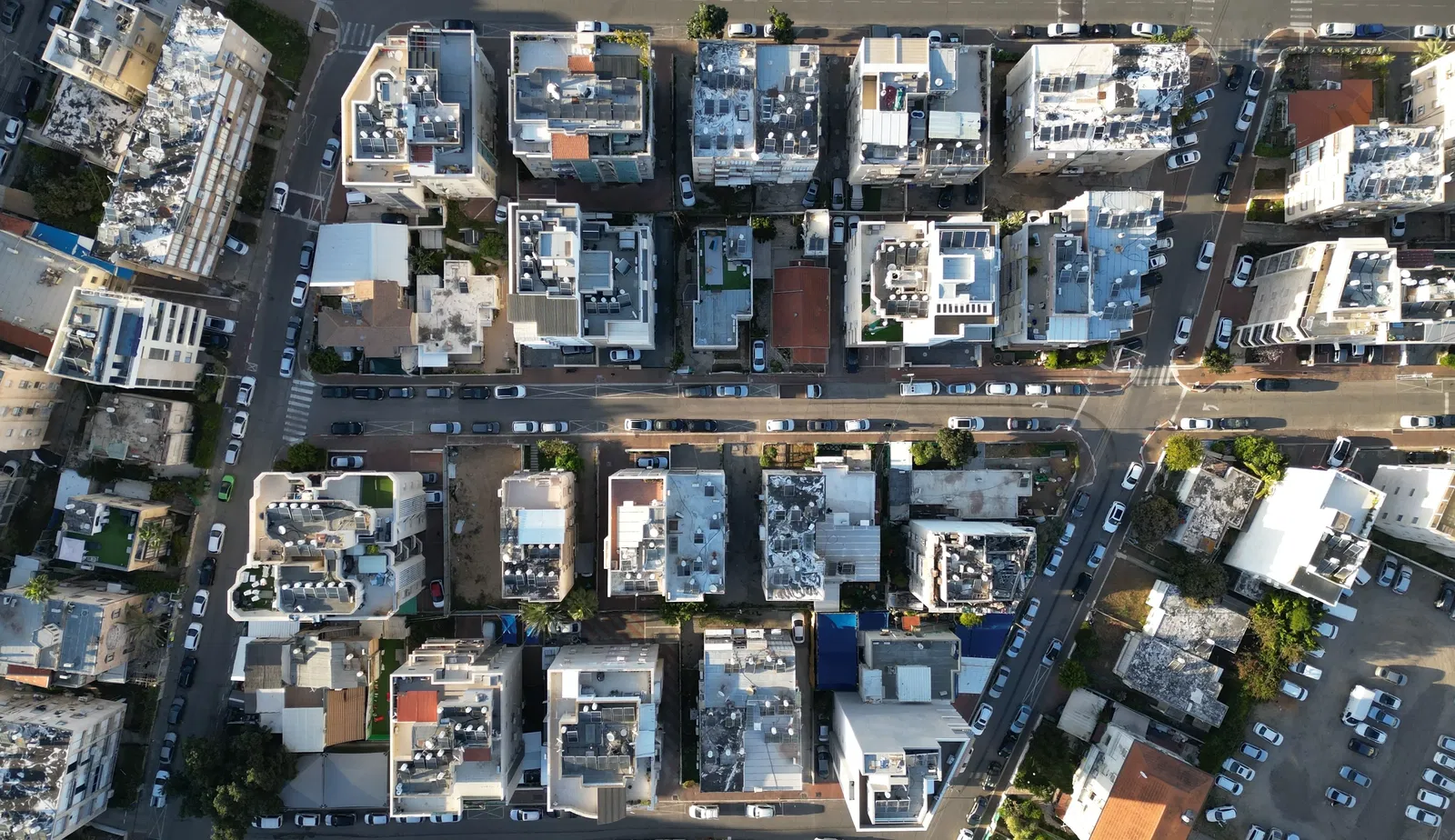 An aerial view of Holon.