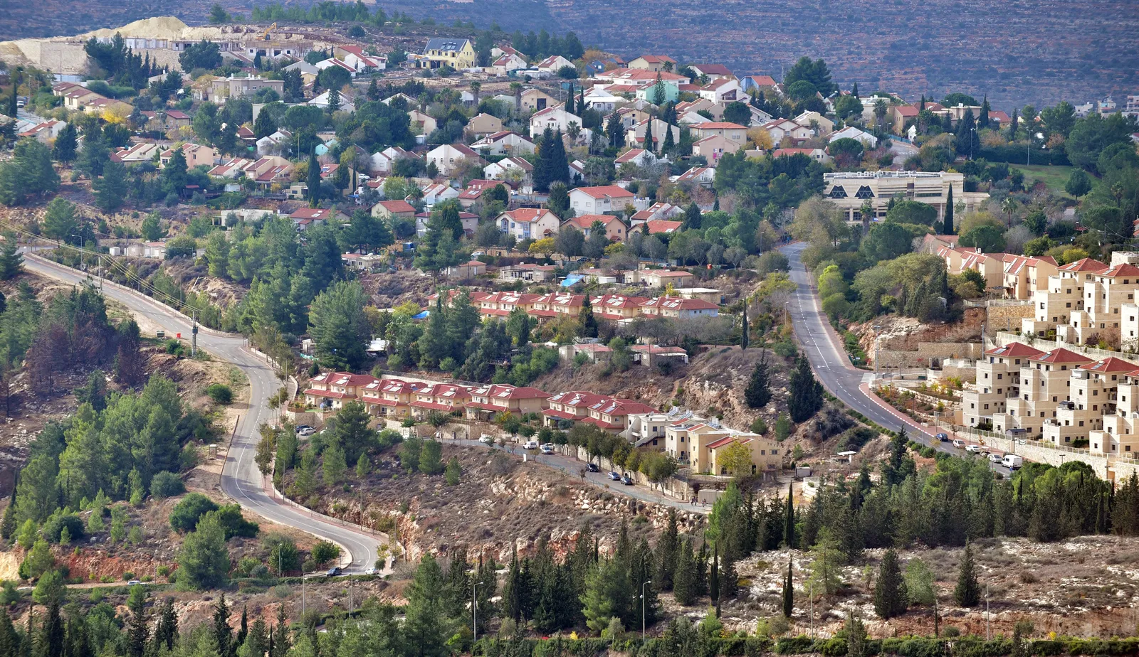 A drone view of Binyamin.